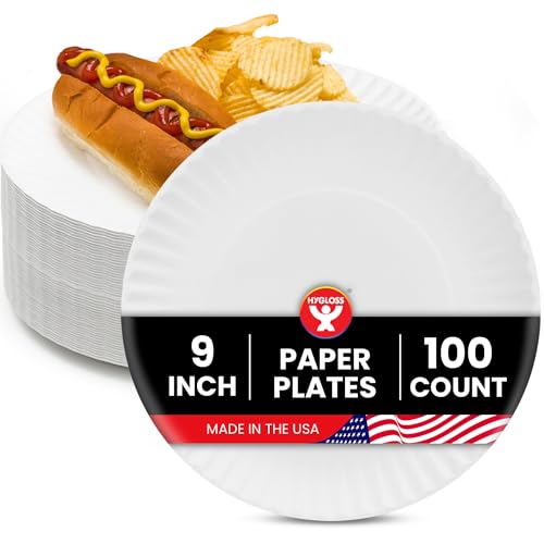 Bulk Paper Plates 9 (100 Count)