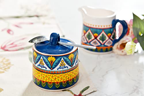 Havana Ceramic Sugar and Creamer Set