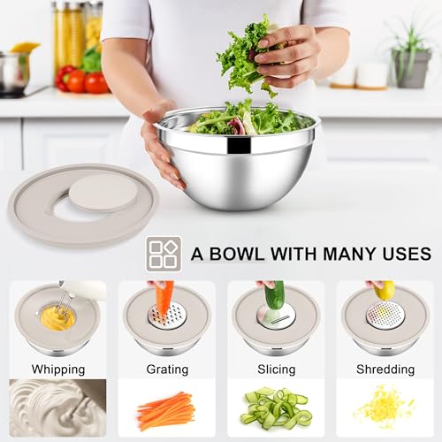 Stainless Steel Mixing Bowls (18 Count)