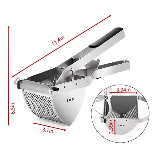 Stainless Steel Potato Ricer and Masher