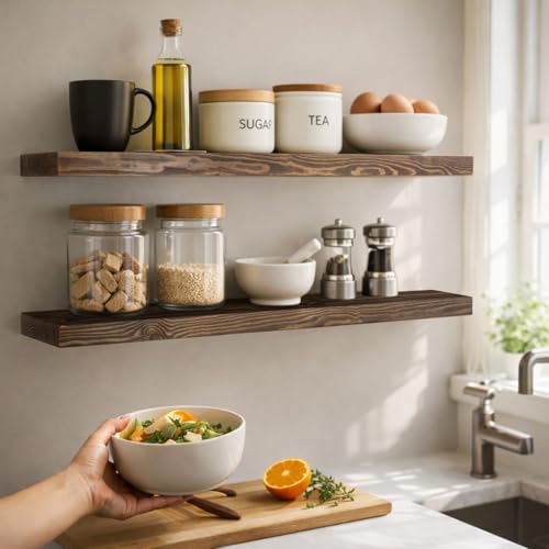 36 Inch Floating Shelves (2 Count)