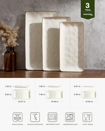 Serving Platters Set of 3 Sizes (3 Count)