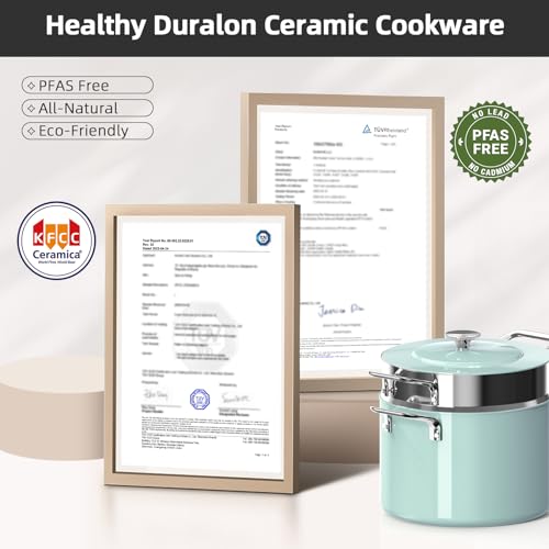 Lux 13pc Forged Lightweight Nonstick Ceramic Cookware Set