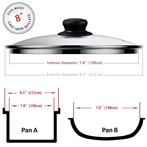 8 inch Pan Lid