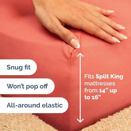 Flex Top Split Head King 4 Piece Sheet Set