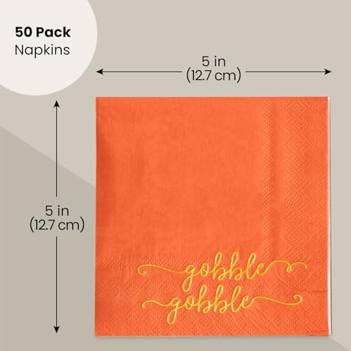 Gobble Gobble Cocktail Napkins (50 Count)