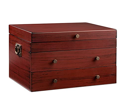 Fine Silverware Storage Box with Drawer