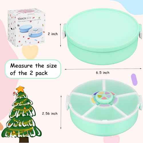 Kids' Rotating Snack Container Set