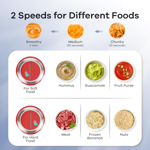 Food Processors with 2 Bowls