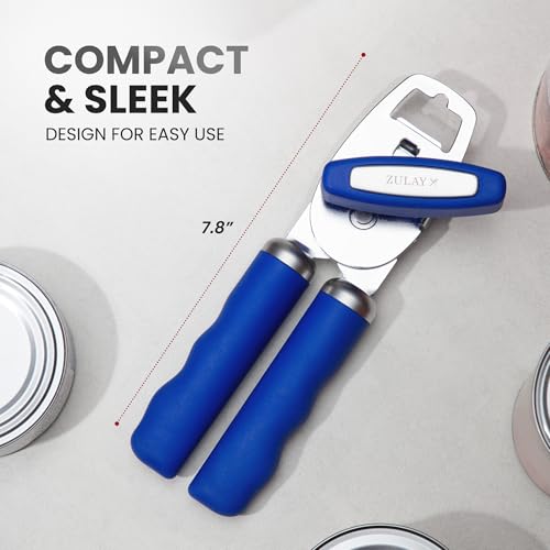 Heavy Duty Stainless Steel Can Opener Manual with Bottle Opener