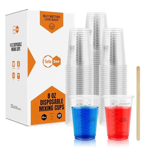 Plastic Measuring Cups 8OZ (200 Count)