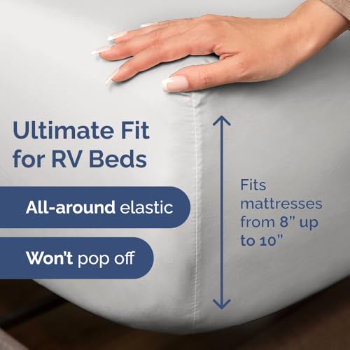 Short Queen Size 4 Piece Bed Sheet Set (4 Piece Set)