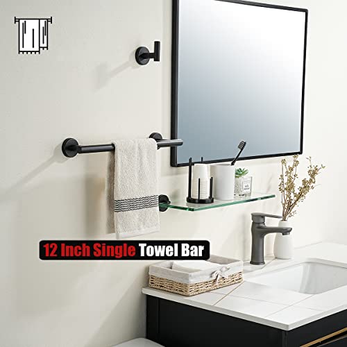 Black Towel Bar