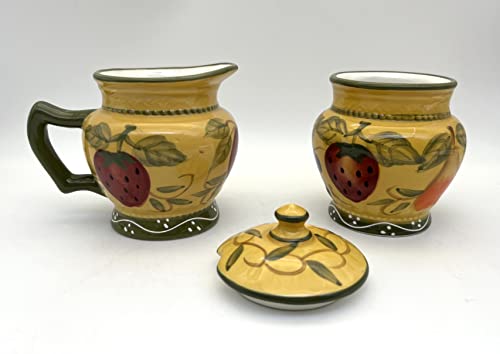 Ceramic Cream and Sugar Set