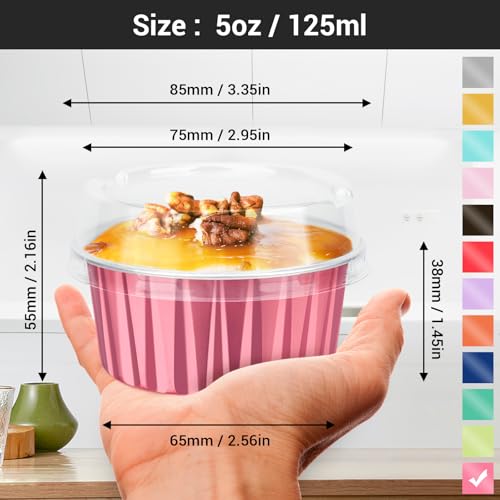 Aluminum Cups with Lids (60 Count)