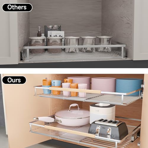 2Pack Expandable Pull Out Cabinet Organizer (2 Count)