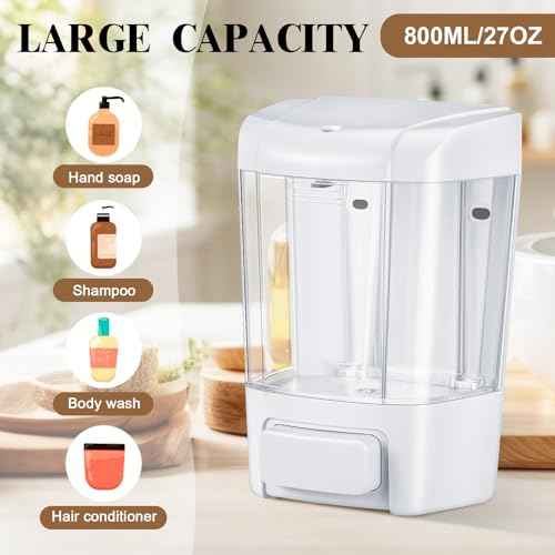 6 Pcs Wall Mounted Soap Dispenser (6 Count)