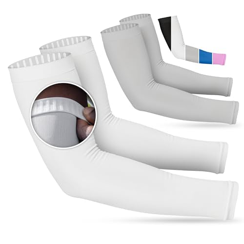 Non Slip Cooling Arm Sleeves for Men & Women