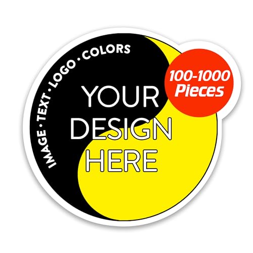 Custom Vinyl Stickers Your Image (100 Count)