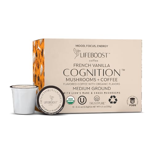 French Vanilla Cognition Mushroom K Cups (10 Count)