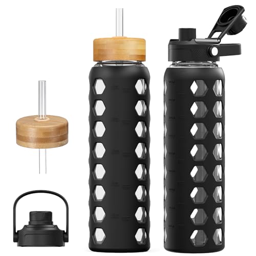 Glass Water Bottle