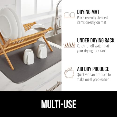 Ultra Absorbent Microfiber Dish Drying Mat