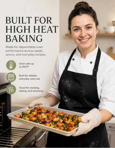 Ceramic Baking Sheet 15" x 10" Quarter Sheet Pan