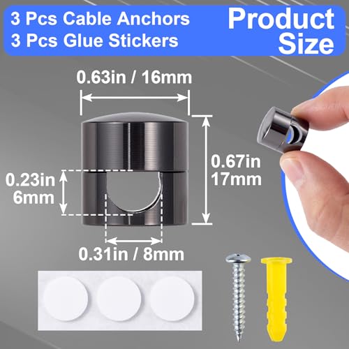 3 Sets Charger Holders for Cords
