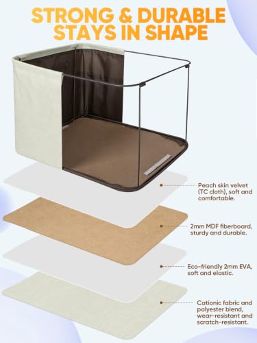 3 Pack Fabric Closet Storage Bins for Shelves (3 Count)