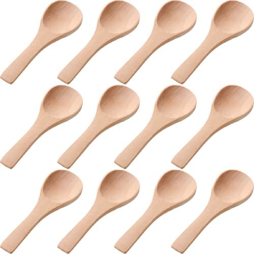 50 Pcs Small Wooden Spoons (50 Count)