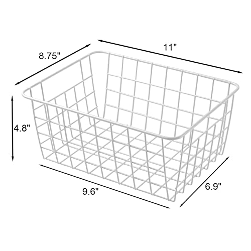 11" Upright Freezer Storage Baskets (4 Count)