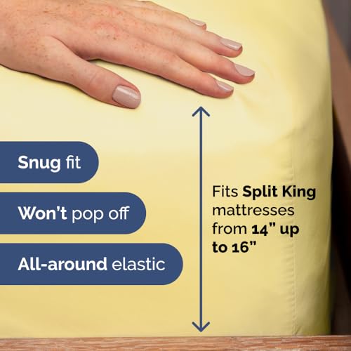Flex Top Split Head King 4 Piece Sheet Set