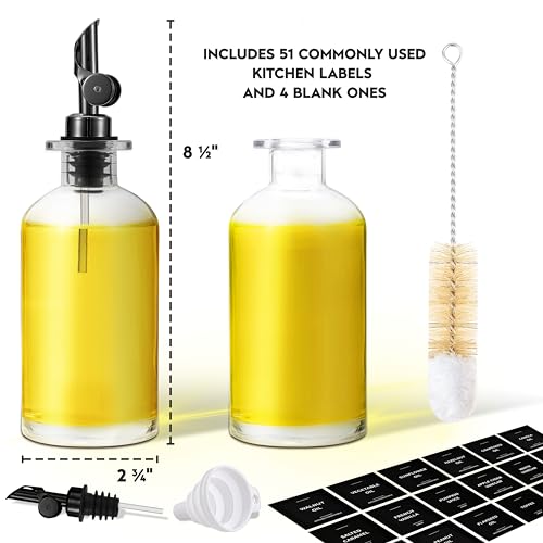 Oil Dispenser for Kitchen (2 Count)