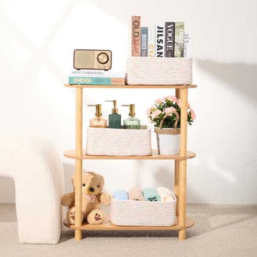 Small Storage Baskets for Organizing (3 Count)