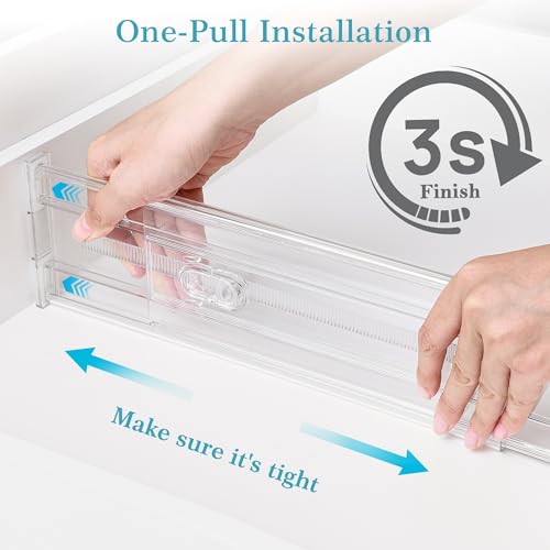 4" Regular Upgrade Drawer Dividers for Clothes (8 Count)