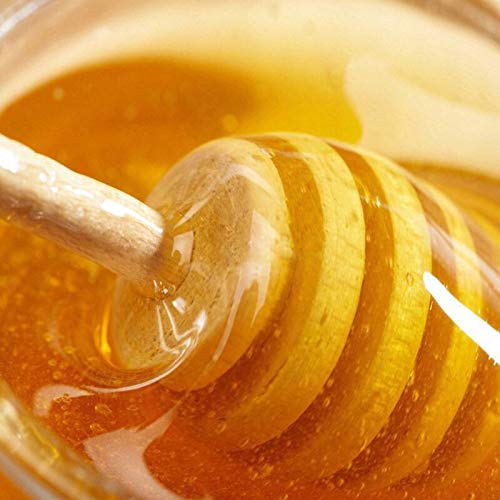 50 Pcs Wooden Honey Dipper Sticks (50 Count)