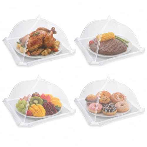 Food Cover 4 Pack Mesh Food Tent