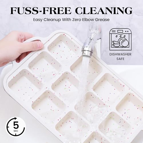 Mini Individual Square Brownie Pan with Dividers (2 Count)