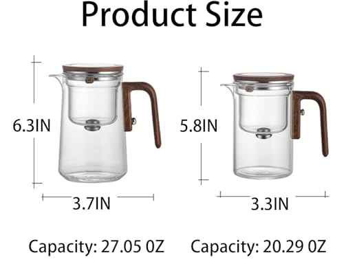 800ml+4 Cups Witchcraft Magic Glass Teapot with Infuser Strainer and Lid for Loose Leaf Tea Herbal