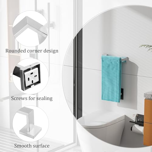 Towel Bar Towel Racks for Bathroom Wall Mount 12 Inch