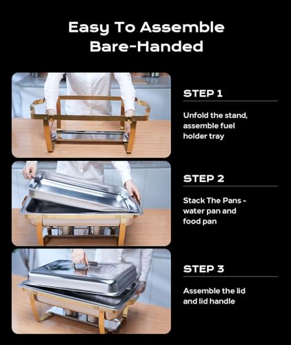 Chafing Dishes for Buffet 2 Pack