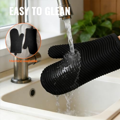 Silicone Oven Mitts (2 Count)