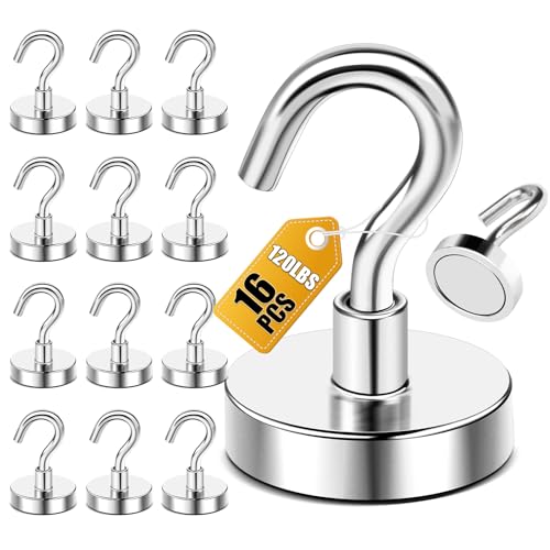 Magnetic Hooks (16 Count)