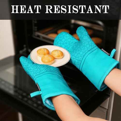 Oven Mitts and Pot Holders Sets 6pcs (6 Count)