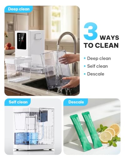 Nugget Ice Maker Countertop with 3L Detachable Tank
