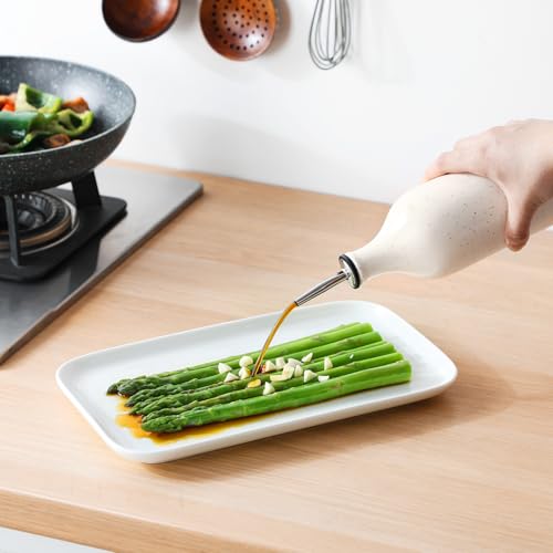 20 Oz Ceramic Olive Oil Dispenser Bottle