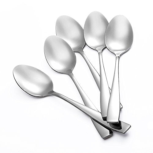 24 Piece Large Stainless Steel Dinner Spoons (24 Count)