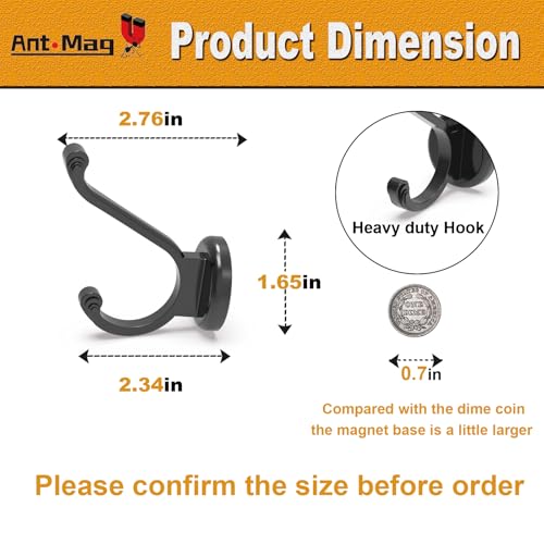 Magnetic Hooks Heavy Duty 140LBS (4 Count)
