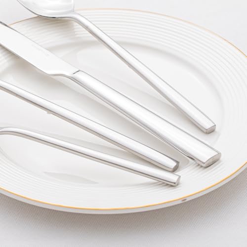 65 Piece Silverware Set with Serving Utensils (65 Count)
