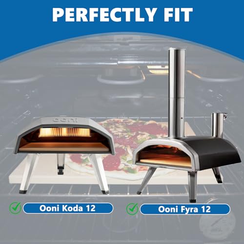 Cordierite Pizza Stone for Ooni Koda & Fyra 12 Pizza Oven Replacement Stone